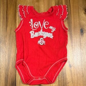 Ohio State Red Kids Short Sleeve Tee